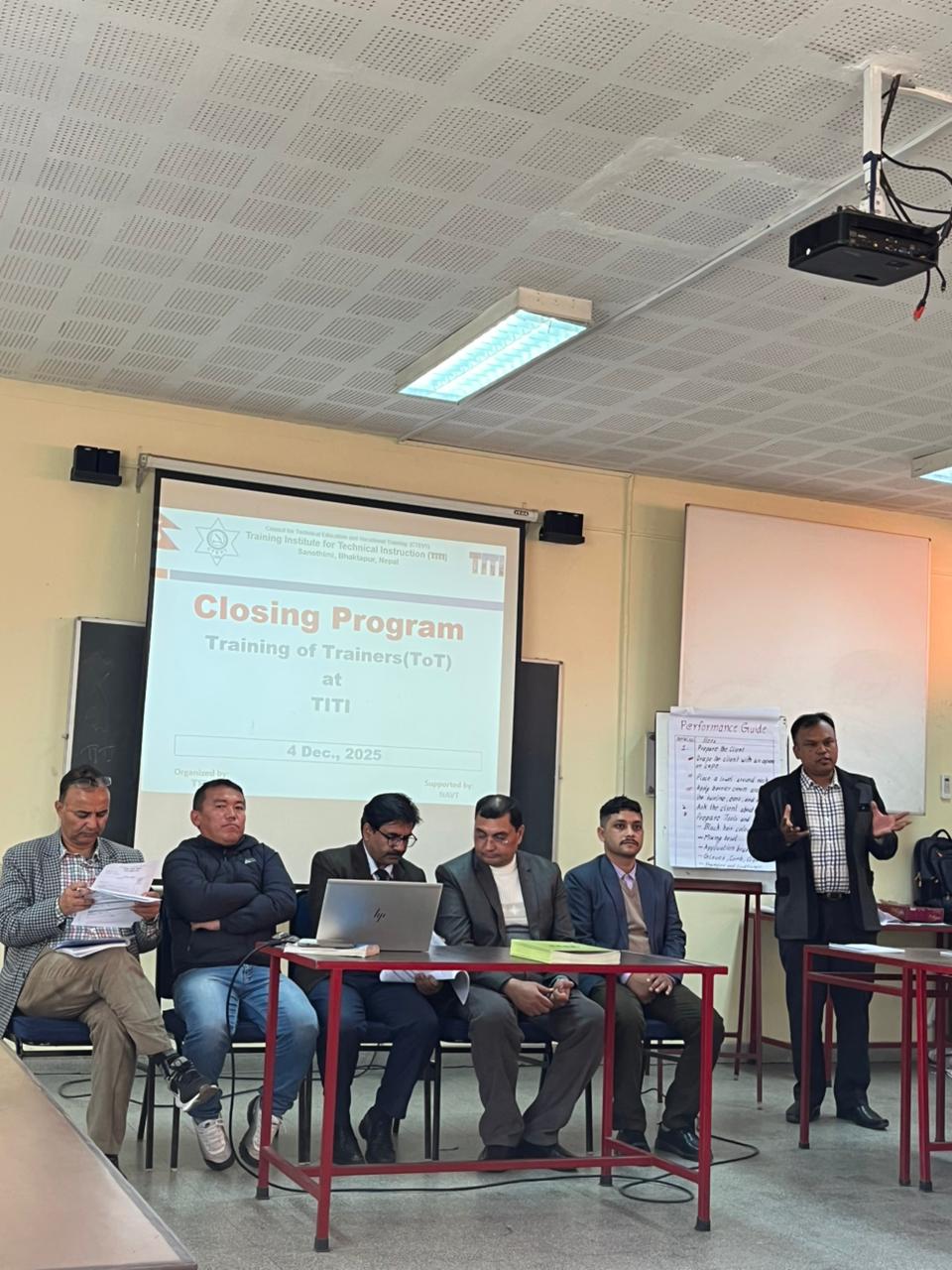 प्रशिक्षक प्रशिक्षण तालिम (ToT) कार्यक्रम सम्पन्न